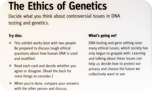 Ethics of Genetics card sort